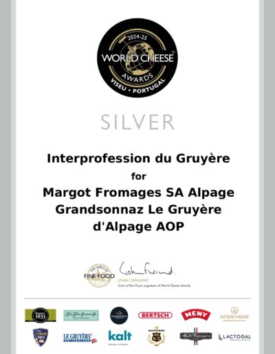 Prix World Cheese Awards Margot Fromages