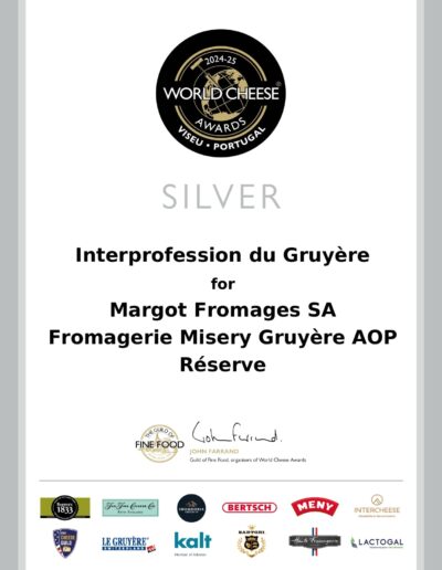 Prix World Cheese Awards Margot Fromages