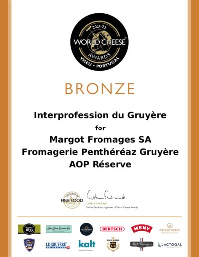 Prix World Cheese Awards Margot Fromages